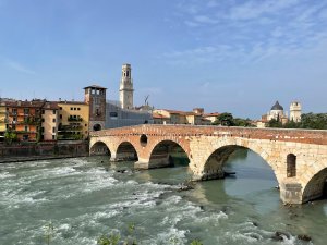 bridge over the Adige river at Verona