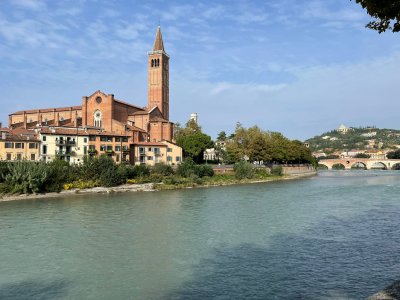 Verona across the river
